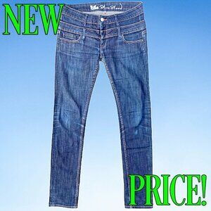 Rare 00s Blue Blood Double Waist Jeans, Sz 27
